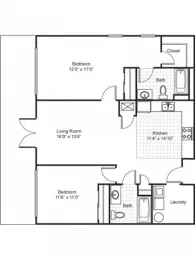 The Pauline - Two Bedroom Apartment